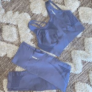 Gymshark energy seamless set.